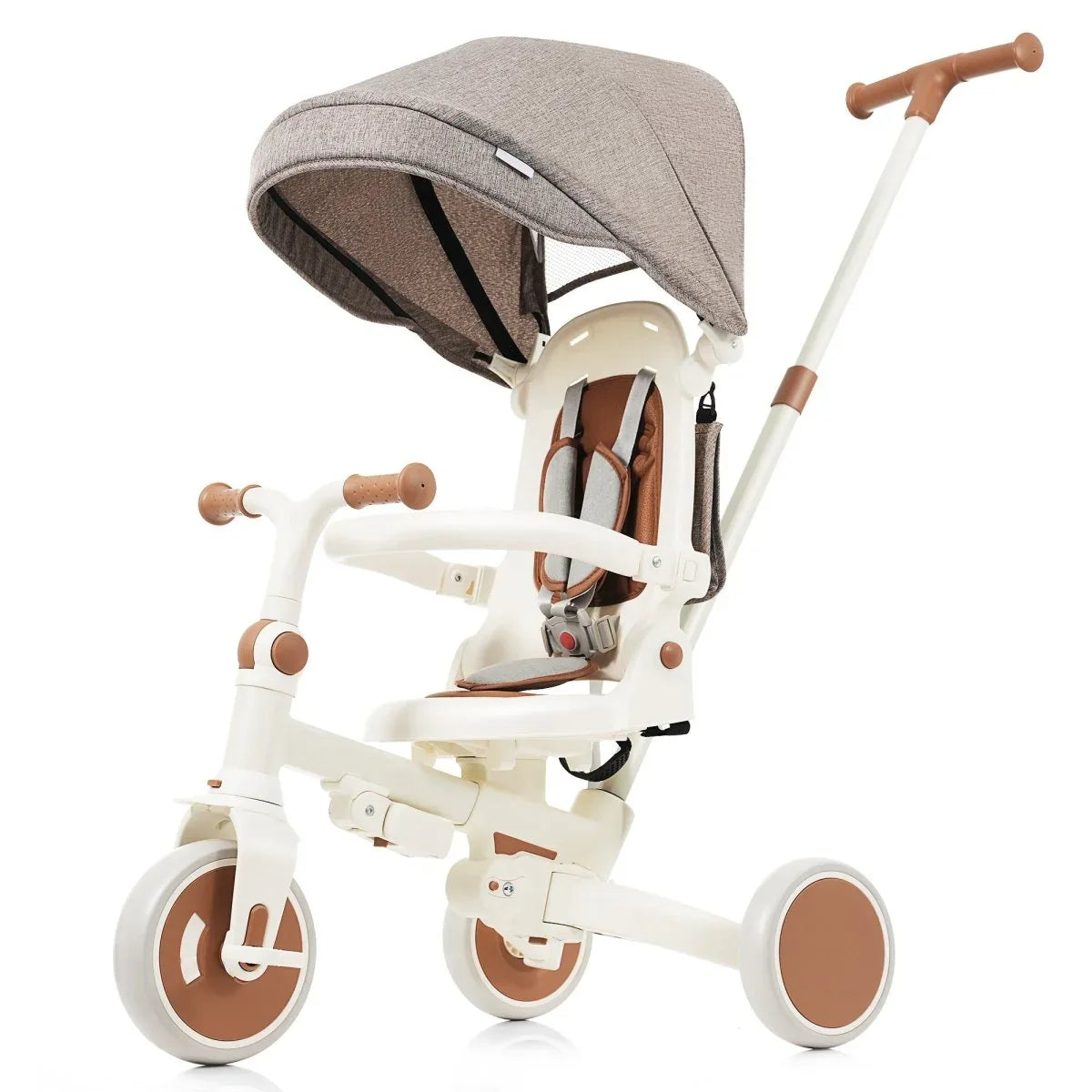 7-in-1 Multifunctional Foldable Baby Tricycle With Canopy - Omega Lifestyles
