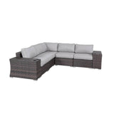 7 - Piece Fully Assembled Weather - Resistant Rattan Sectional Seating - Serenova - Omega Lifestyles