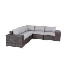 7-Piece Fully Assembled Weather-Resistant Rattan Sectional Seating - Omega Lifestyles