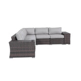 7 - Piece Fully Assembled Weather - Resistant Rattan Sectional Seating - Serenova - Omega Lifestyles