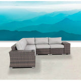 7 - Piece Fully Assembled Weather - Resistant Rattan Sectional Seating - Serenova - Omega Lifestyles