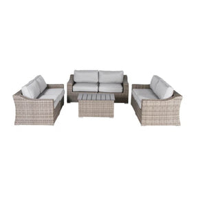 7-Piece Fully Assembled Weather-Resistant Wicker Patio Sofa Set - Omega Lifestyles