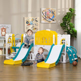 8 - in - 1 Toddler Slide Swing Set With Basketball Hoop - Serenova - Omega Lifestyles