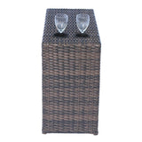 9 - Piece Outdoor Wicker Sofa Set With Cushions Fully Assembled - Serenova - Omega Lifestyles