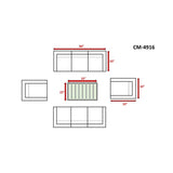 All - Weather Wicker 9 - Piece Modular Patio Sectional Set - Serenova - Omega Lifestyles