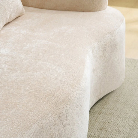 Beige Modular L-Shape Sectional Sofa With Chaise - Omega Lifestyles