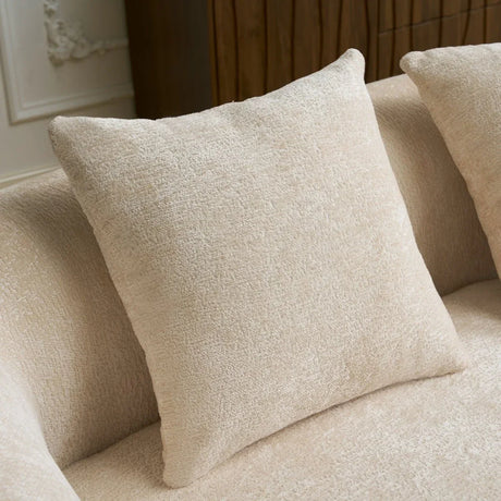 Beige Modular L-Shape Sectional Sofa With Chaise - Omega Lifestyles