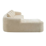 Beige Modular L-Shape Sectional Sofa With Chaise - Omega Lifestyles