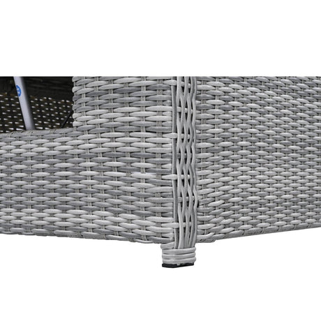 Beige Outdoor Patio Rattan Sectional Furniture Set - Serenova - Omega Lifestyles