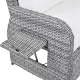 Beige Outdoor Patio Rattan Sectional Furniture Set - Serenova - Omega Lifestyles