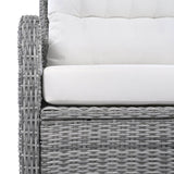 Beige Outdoor Patio Rattan Sectional Furniture Set - Serenova - Omega Lifestyles