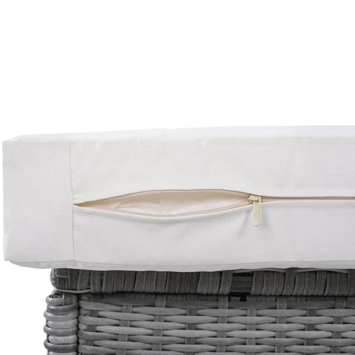 Beige Outdoor Patio Rattan Sectional Furniture Set - Serenova - Omega Lifestyles