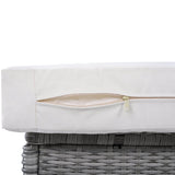 Beige Outdoor Patio Rattan Sectional Furniture Set - Serenova - Omega Lifestyles