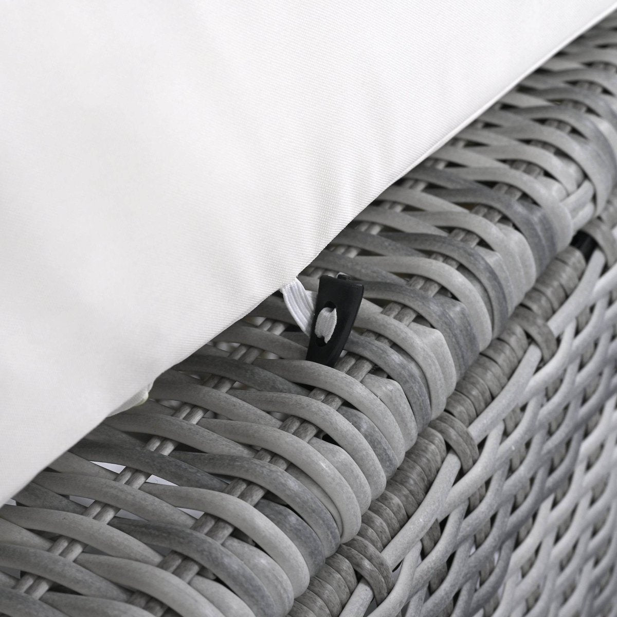 Beige Outdoor Patio Rattan Sectional Furniture Set - Serenova - Omega Lifestyles