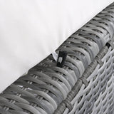 Beige Outdoor Patio Rattan Sectional Furniture Set - Serenova - Omega Lifestyles