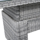 Beige Outdoor Patio Rattan Sectional Furniture Set - Serenova - Omega Lifestyles