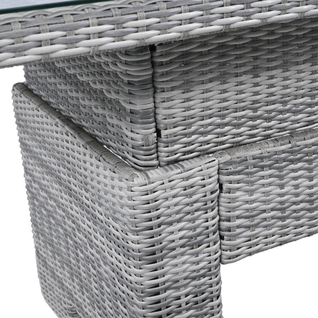 Beige Outdoor Patio Rattan Sectional Furniture Set - Serenova - Omega Lifestyles