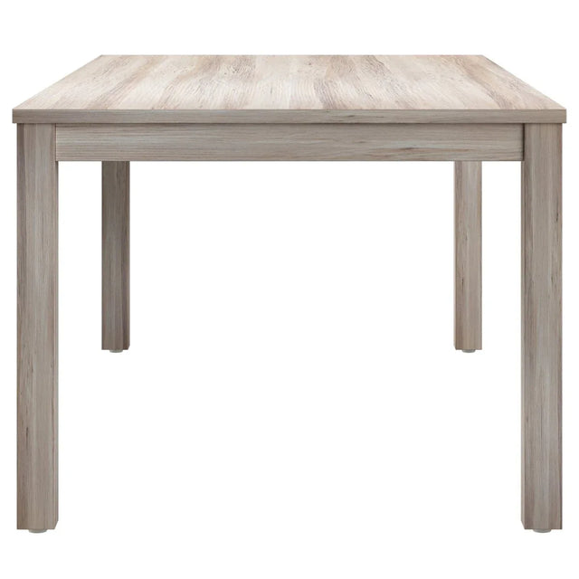 Beige Rectangular Wood Coffee Table With Straight Legs - Omega Lifestyles