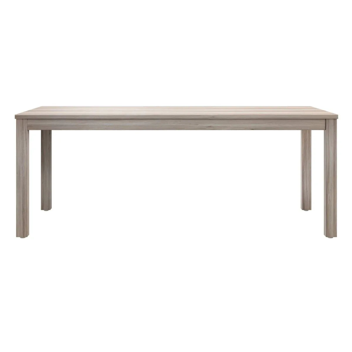 Beige Rectangular Wood Coffee Table With Straight Legs - Omega Lifestyles