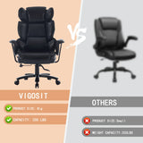 Big And Tall Ergonomic High-Back Adjustable Office Chair - Omega Lifestyles