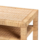 Bohemian Honey Wood Console Table With Shelf - Omega Lifestyles