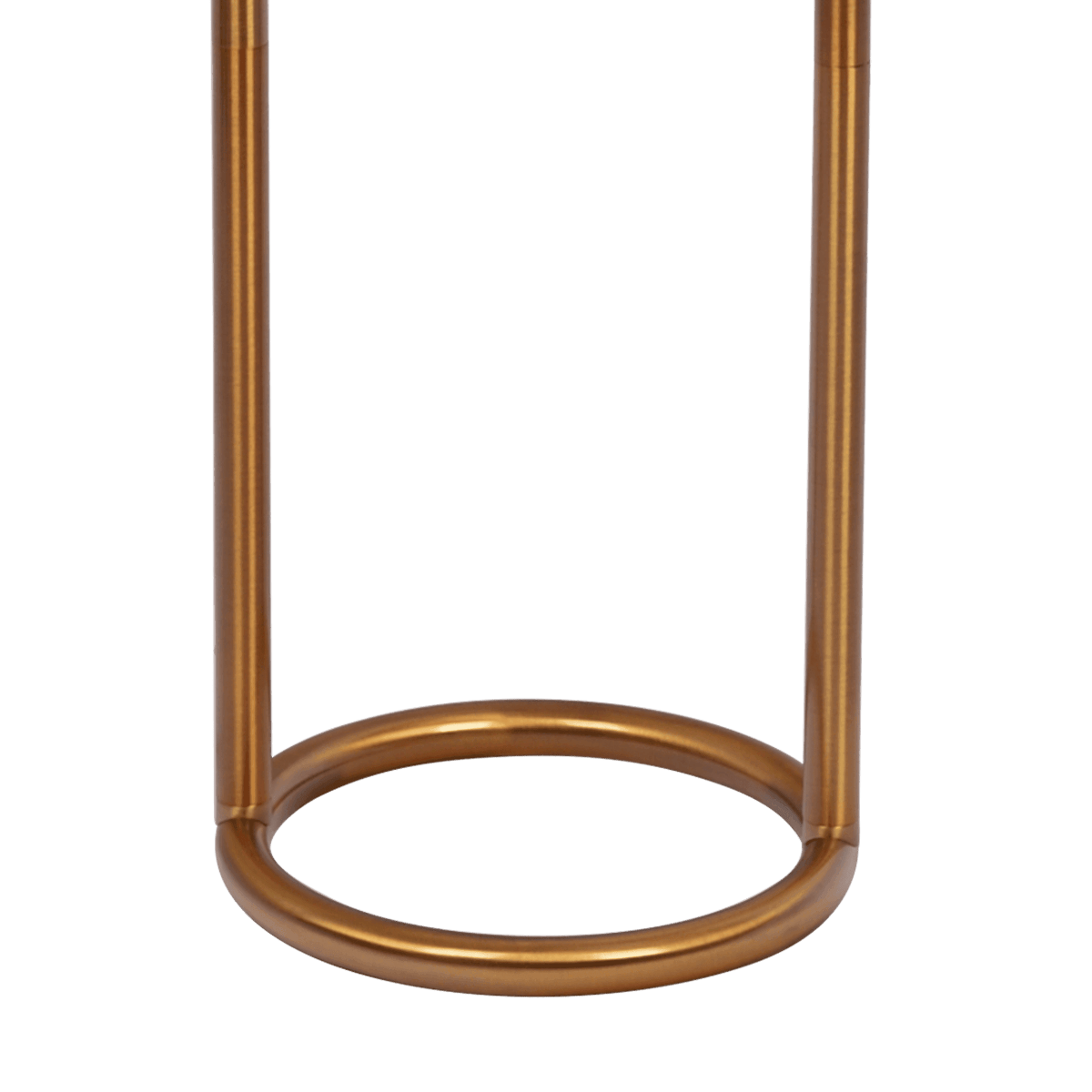 Brass Base Floor Lamp With Large White Drum Shade - Sleep Galleria