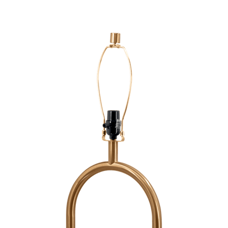 Brass Base Floor Lamp With Large White Drum Shade - Sleep Galleria