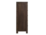 Brown Engineered Wood 5 - Drawer Chest Storage Furniture - Serenova - Omega Lifestyles