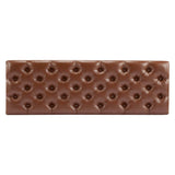 Brown PU Leather Storage Ottoman Bench With Foam Filling - Sleep Galleria