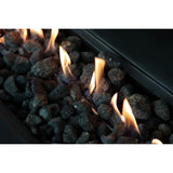 Charcoal Concrete Propane Outdoor Fire Pit Table - Serenova - Omega Lifestyles