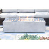Concrete Propane Outdoor Fire Pit Table With Adjustable Flame - Serenova - Omega Lifestyles