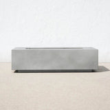 Concrete Propane Outdoor Fire Pit Table With Adjustable Flame - Serenova - Omega Lifestyles