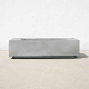 Concrete Propane Outdoor Fire Pit Table With Adjustable Flame - Omega Lifestyles