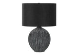 Contemporary Black Ceramic Table Lamp With Shade - Sleep Galleria