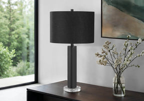 Contemporary Black Metal Acrylic Table Lamp - Omega Lifestyles