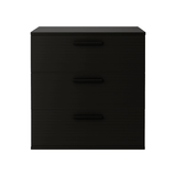 Contemporary Black Wood 3 - Drawer Modular Chest - Serenova - Omega Lifestyles