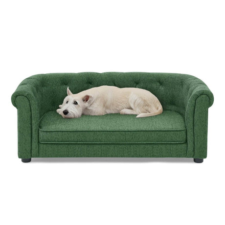Contemporary Breathable Linen Foam Pet Sofa - Omega Lifestyles