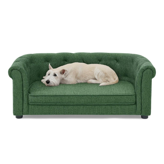 Contemporary Breathable Linen Foam Pet Sofa - Omega Lifestyles