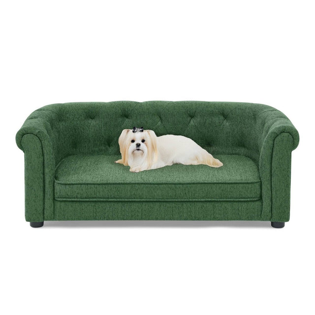Contemporary Breathable Linen Foam Pet Sofa - Omega Lifestyles