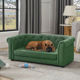 Contemporary Breathable Linen Foam Pet Sofa - Omega Lifestyles