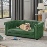 Contemporary Breathable Linen Foam Pet Sofa - Omega Lifestyles