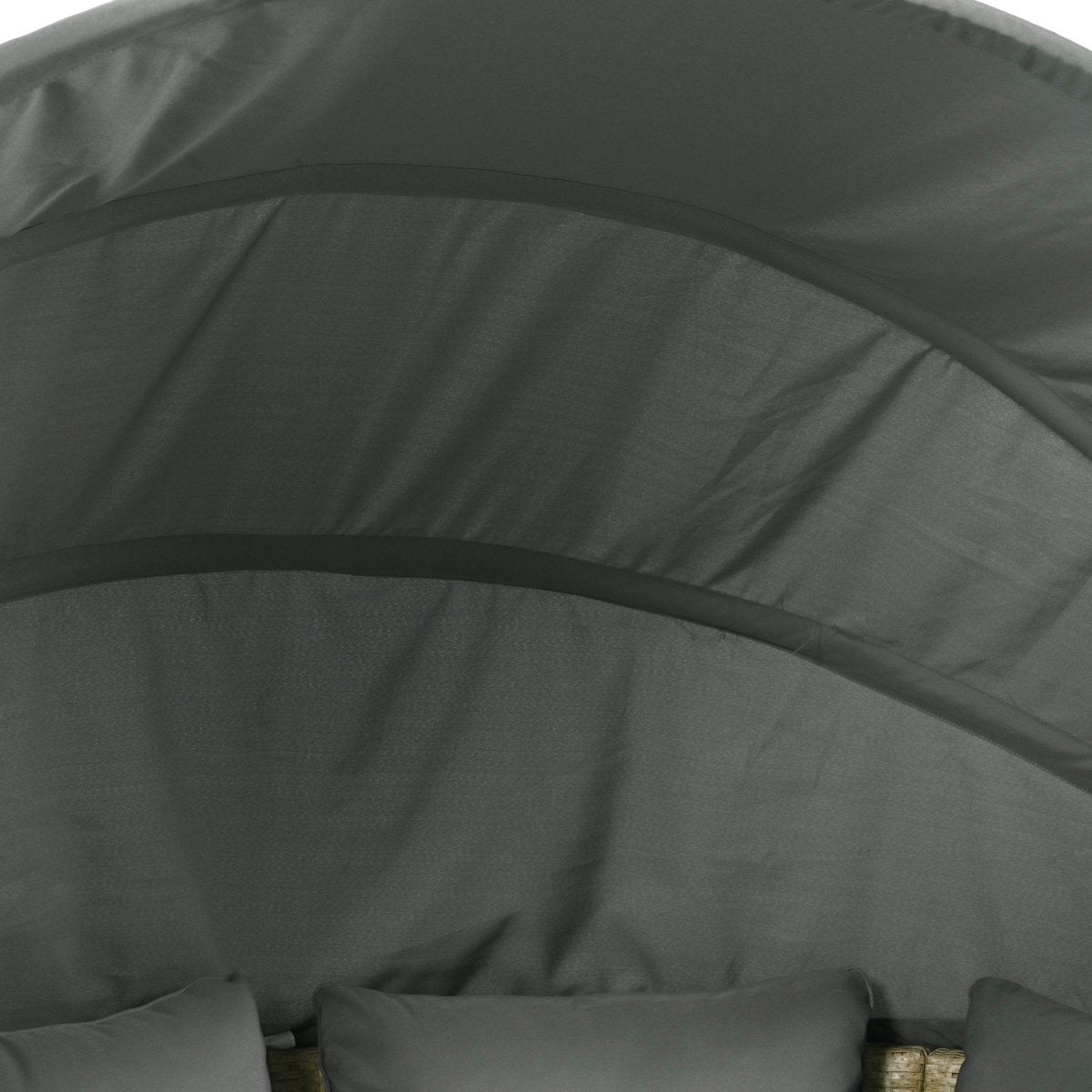 Convertible Grey Waterproof Rattan Outdoor Patio Daybed - Serenova - Omega Lifestyles