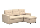 Convertible L - Shaped Medium - Firm Polyester Sleeper Sofa Bed - Serenova - Omega Lifestyles