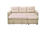 Convertible L - Shaped Medium - Firm Polyester Sleeper Sofa Bed - Serenova - Omega Lifestyles