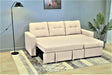Convertible L - Shaped Medium - Firm Polyester Sleeper Sofa Bed - Serenova - Omega Lifestyles