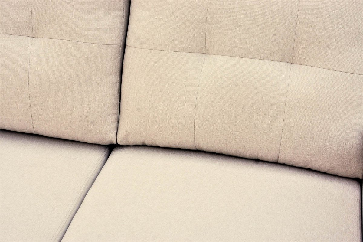 Convertible L - Shaped Medium - Firm Polyester Sleeper Sofa Bed - Serenova - Omega Lifestyles