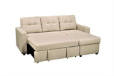 Convertible L - Shaped Medium - Firm Polyester Sleeper Sofa Bed - Serenova - Omega Lifestyles
