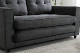 Convertible Velvet Futon Sofa Bed With Storage Pockets - Serenova - Omega Lifestyles