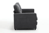 Convertible Velvet Futon Sofa Bed With Storage Pockets - Serenova - Omega Lifestyles