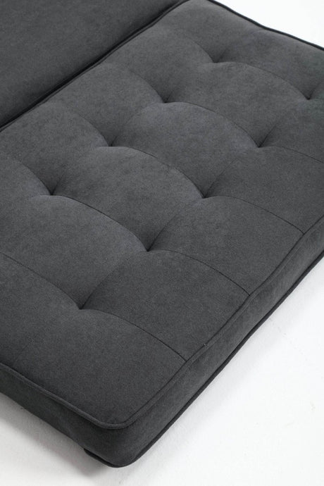 Convertible Velvet Futon Sofa Bed With Storage Pockets - Serenova - Omega Lifestyles